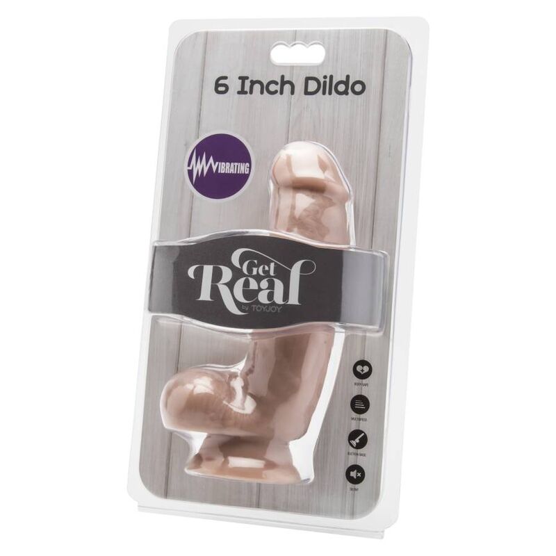 GET REAL DILDO 12 CM CON TESTICULOS VIBRADOR NATURAL Lilith Secrets