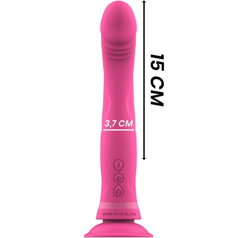 Intense Michelangelo Dildo Vibrador Silicona Rosa Lilith Secrets