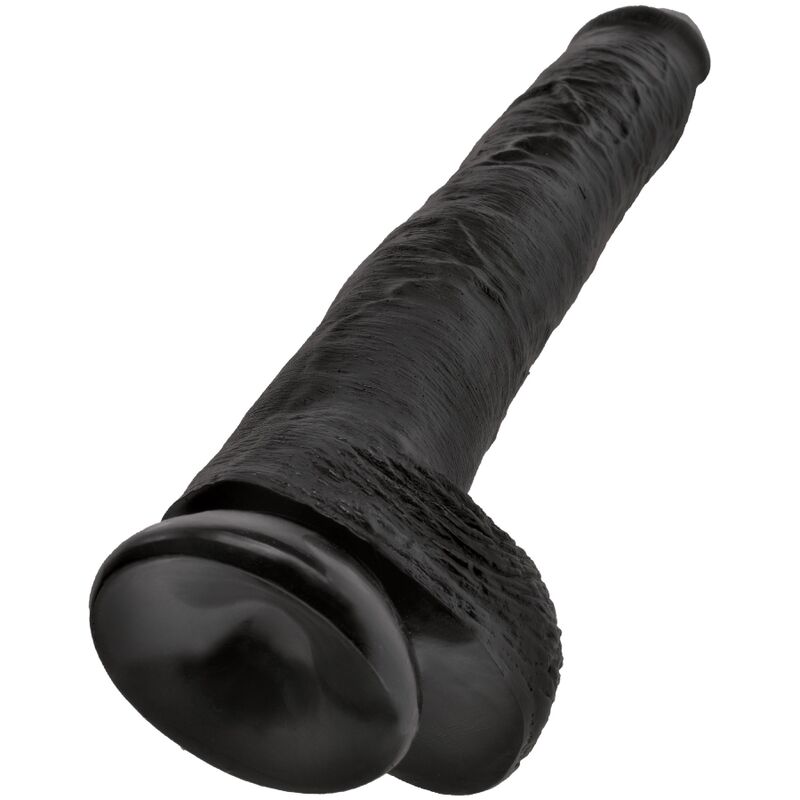 King Cock Pene Realistico Con Testiculos Cm Negro Lilith Secrets