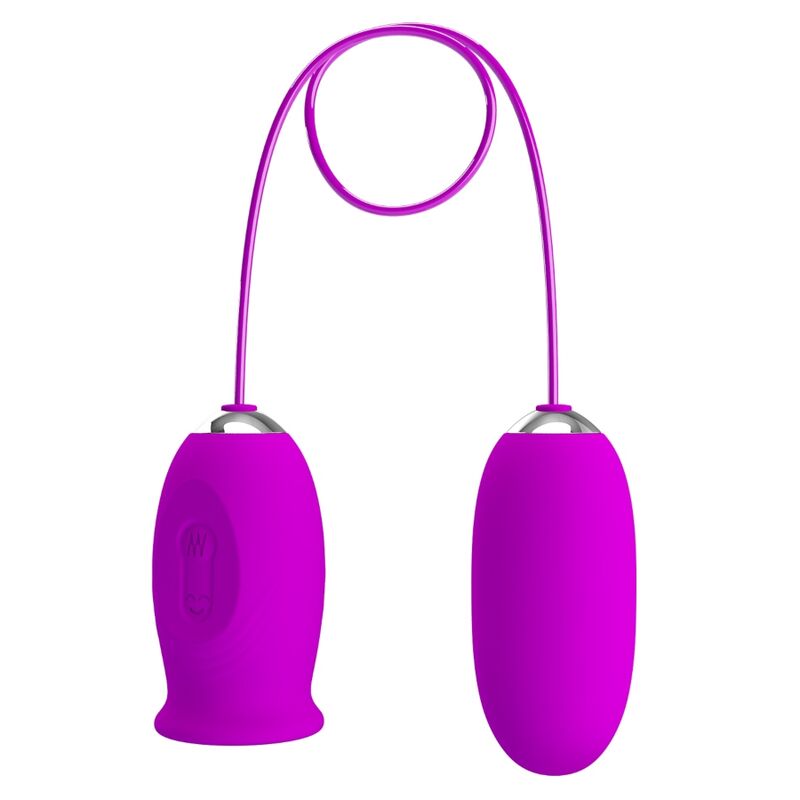 PRETTY LOVE DAISY HUEVO DUAL VIBRADOR RECARGABLE MORADO Lilith Secrets