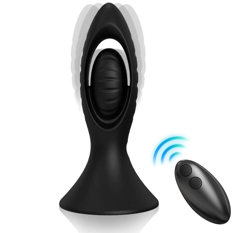 ARMONY VIBRADOR PLUG ANAL SILICONA NEGRO Lilith Secrets