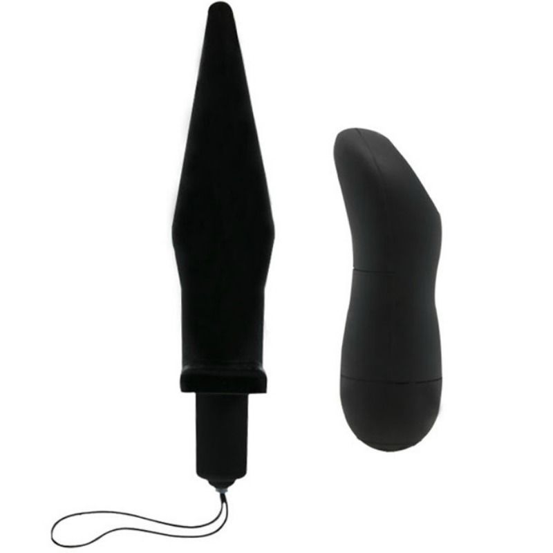 BAILE BUTT PLUG ANAL CON VIBRACION NEGRO Lilith Secrets